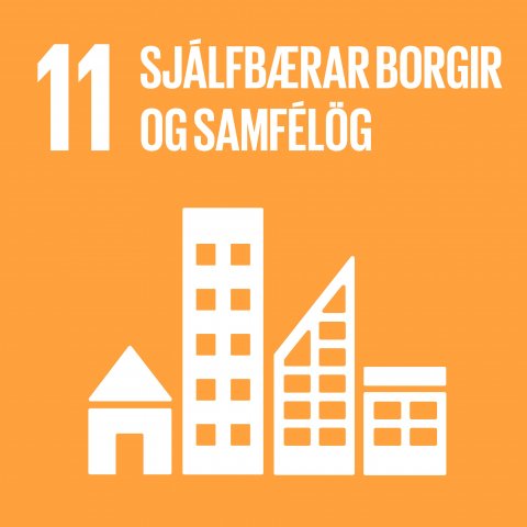 Heimsmarkmið 11 - Sjálfbærar borgir og samfélög